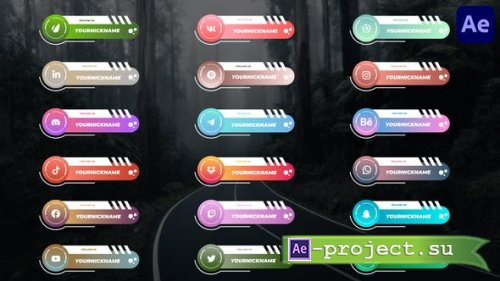Videohive - Modern Social Media Lower Third | After Effect - 40768807 - Project for After Effects