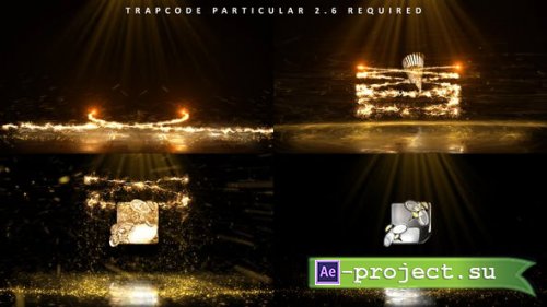 Videohive - Glowing Particle Logo Reveal 8 : Golden Particles 01 - 12432013 - Project for After Effects