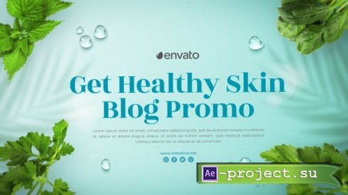 Videohive - Get Healthy Skin - Beauty Blog Promo - 40785220 - Project for After Effects