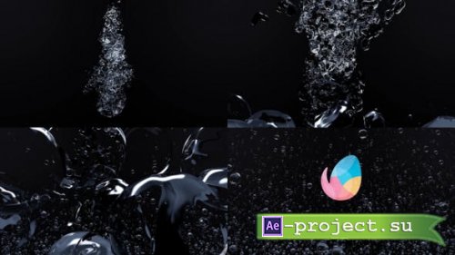Videohive - Water Bubble Logo Reveal - 40145164 - Project for After Effects