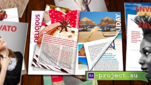 Videohive - 2D Magazine - 11342349 - Project for After Effects