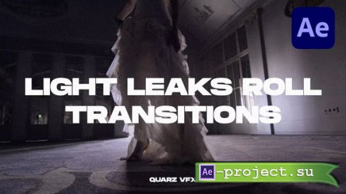 Videohive - Light Leaks Roll Transitions - 40821473 - Project for After Effects