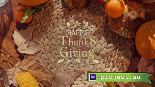 Videohive - Thanksgiving Opener - 40825601 - Project for After Effects