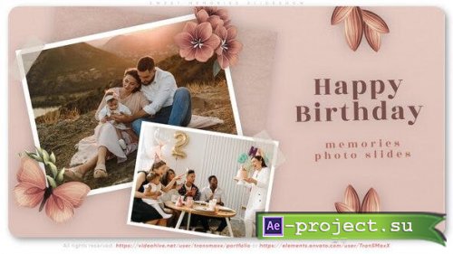 Videohive - Sweet Memories Slideshow - 40862629 - Project for After Effects