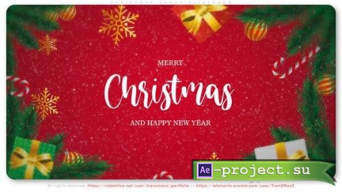 Videohive - Christmas Cards Slideshow - 40866868 - Project for After Effects