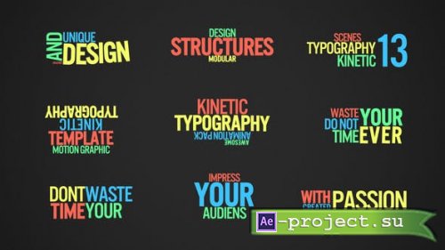 Videohive - Kinetic Typography V2 - 40849812 - Project for After Effects