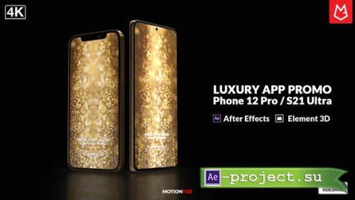 Videohive - Luxury Mobile App Promo | Element 3D - 33825652 - Project for After Effects