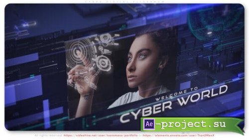 Videohive - Cyber Digital Slideshow - 41221800 - Project for After Effects
