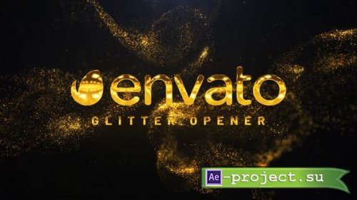 Videohive - Gold Glitter Opener - 40246285 - Project for After Effects