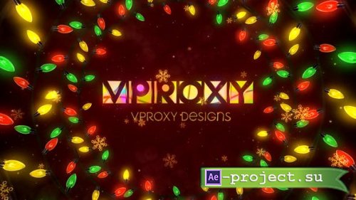 Videohive - Christmas Lights Logo Opener - 41061949 - Project for After Effects