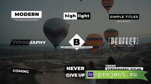 Videohive - Modern Titles 2.0 | After Effects - 41206802 - Project for After Effects