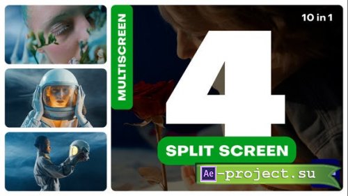 Videohive - Multiscreen - 4 Split Screen - 41284504 - Project for After Effects