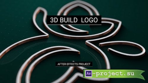 Videohive - 3D Logo Build - 41310480 - Project for After Effects