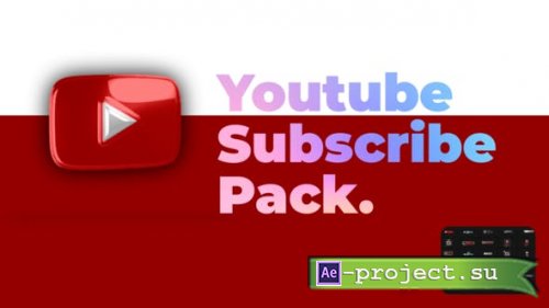 Videohive - Youtube Subscribe - 28610423 - Project for After Effects