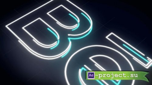 Videohive - Neon and Shiny Logo Reveal - 27576137 - Project for After Effects