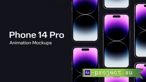 Videohive - Phone 14 - Animated 3D Mockup App Promo - 41429039 - Project for After Effects