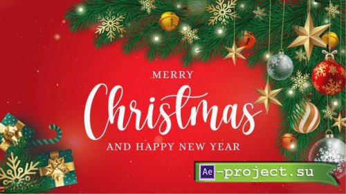 Videohive - Merry Christmas Intro - 40871606 - Project for After Effects
