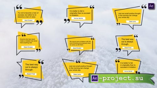 Videohive - Modern Quotes Titles After Effects - 41559204 - Project for After Effects