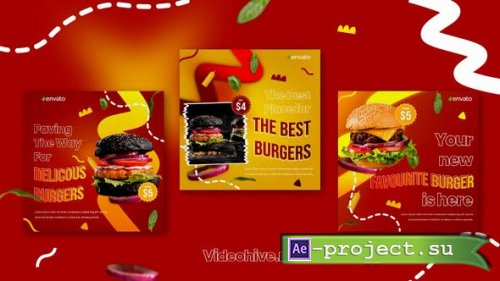 Videohive - Fast Food Instagram Post - 41212942 - Project for After Effects