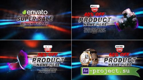 Videohive - Black Friday Sale // Super Sale Promo - 40965314 - Project for After Effects