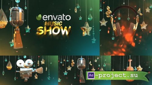 Videohive - Music Show_Broadcast Package - 27096151 - Project for After Effects