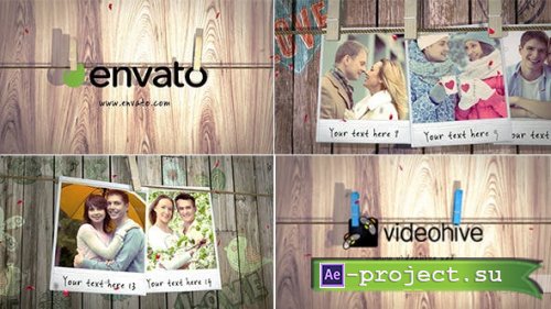 Videohive - Clothespin Photo Slideshow - 6826425 - Project for After Effects