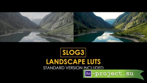 Videohive - Slog3 Landscape and Standard LUTs - 40754834 - DaVinci Resolve