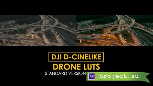 Videohive - DJI D-Cinelike and Standard LUTs - 40754680 - DaVinci Resolve