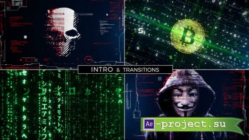Videohive - Cyberspace Intro and Digital Transitions - 36661920 - Project for After Effects