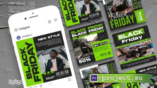 Videohive - Black Friday Social Media Instagram Template - 41669648 - Project for After Effects