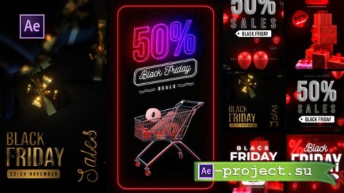 Videohive - Black Friday Posts and Stories - 41687493 - Project for After Effects