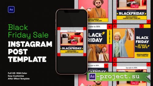 Videohive - Black Friday Sale Instagram Post - 40419708 - Project for After Effects