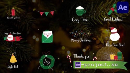 Videohive - Hand Drawn Christmas Titles for After Effects - 41673750 - Project for After Effects