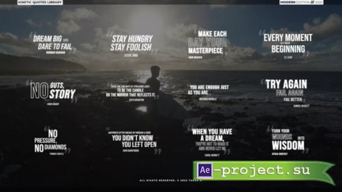 Videohive - Kinetic Quotes Titles  AE - 41714124 - Project for After Effects
