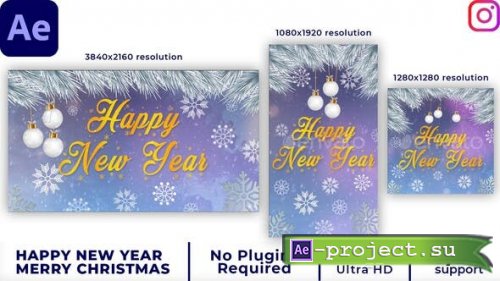Videohive - Merry Christmas Intro | Happy New Year Intro PACK - 35387427 - Project for After Effects