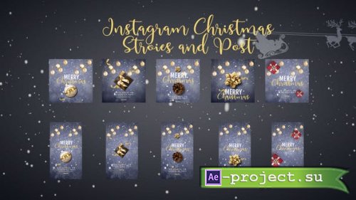Videohive - Christmas instagram stories and post - 41810617 - Project for After Effects