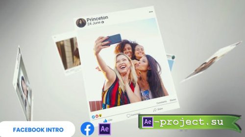 Videohive - Facebook intro - 40771266 - Project for After Effects