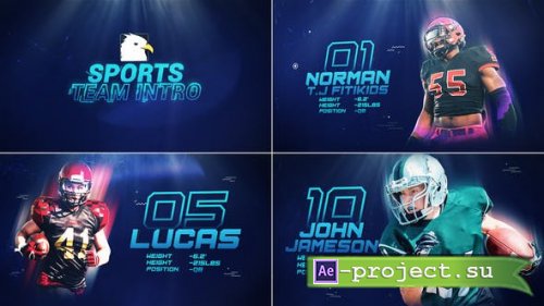 Videohive - Sports Team Player Intro || Player Profiles || Player Introducing - 35290888 - Project for After Effects