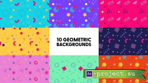 Videohive - Geometric Backgrounds - 41814852 - Project for After Effects