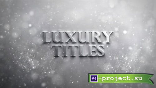 Videohive - Luxury Clean Titles - 41757876 - Project for After Effects