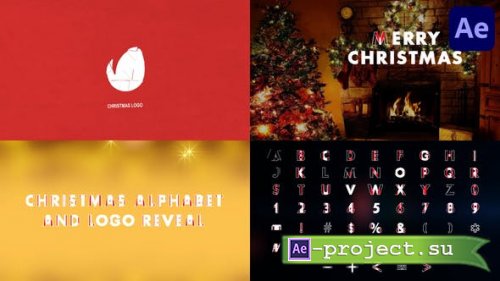 Videohive - Christmas Alphabet And Logo for After Effects - 41826818 - Project for After Effects