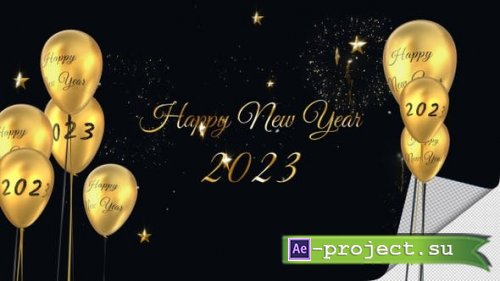 Videohive - Happy New Year Alpha Channel - 41732302 - Motion Graphics