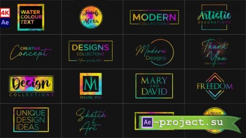 Videohive - Water Colour Titles - 41817270 - Project for After Effects