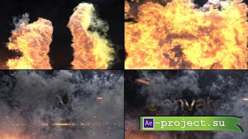 Videohive - Fire Explosion Logo Reveal - 38871520 - Project for After Effects