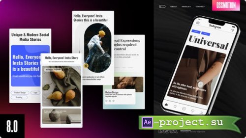 Videohive - Clean Instagram Stories - 41860871 - Project for After Effects