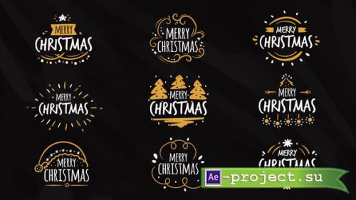 Videohive - Christmas Titles Pack 9 in 1 - 41843392 - Project for After Effects