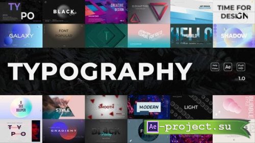 Videohive - Typography - 39575818 - Project for After Effects