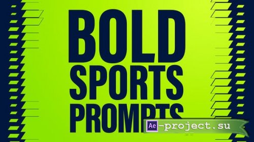 Videohive - Bold Sports Prompts - 38278011 - Project for After Effects