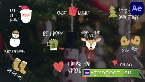 Videohive - Christmas Icon Titles for After Effects - 41895324 - Project for After Effects