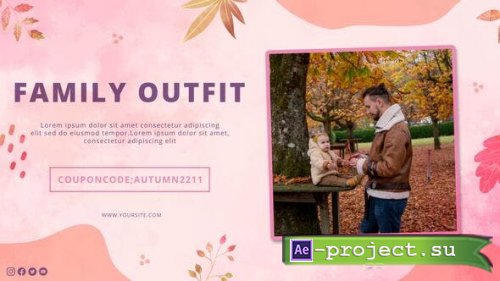 Videohive - Autumn Family Fashion Slideshow - 41896492 - Project for After Effects